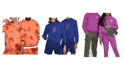 New Nike Unisex Kids Pullover Hoodie Choose Size & Color - Image 1 of 2