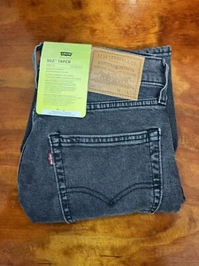 Levi's Premium Men's 502 Taper Stretch Jeans Size 30x34 Gray - Picture 1 of 10