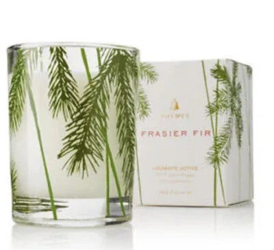 Thymes FRASIER FIR Aromatic Votive Candle  2 oz New In Box - Image 1 of 4