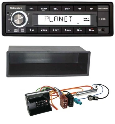 Continental USB 1DIN AUX DAB MP3 Autoradio für Citroen Berlingo, C2, C3, Jumpy - Bild 1 von 4