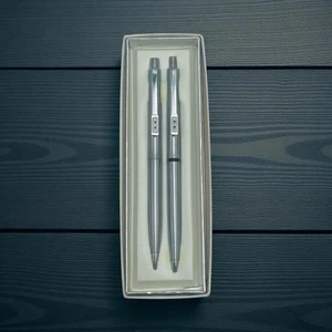 Vintage Paper Mate Double Heart Chrom Stift & Bleistift Set in Original Box USA - Bild 1 von 7