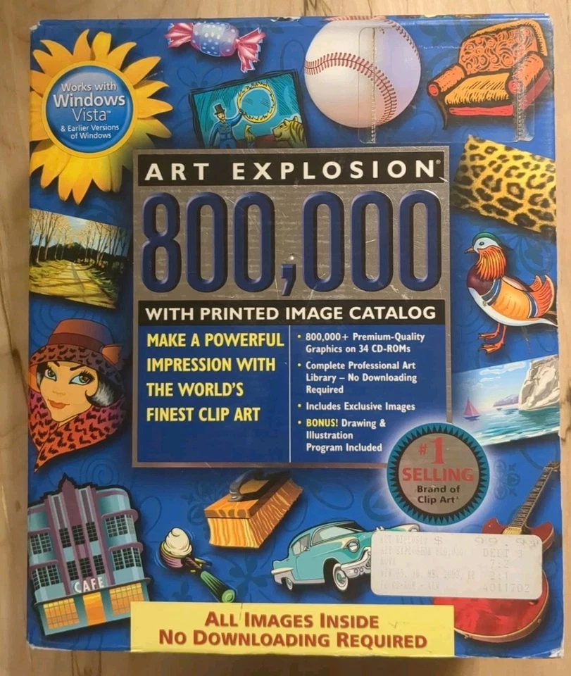 ART EXPLOSION 800.000 Clip Art Mejor Clip Art Catálogo de Imágenes de Fábrica Nuevo Foto 1 de 1