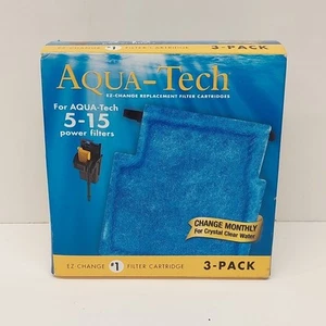 Paquete de 3 cartuchos de filtro de acuario Aqua-Tech EZ-Change No.1 5-15 potencia - Imagen 1 de 4