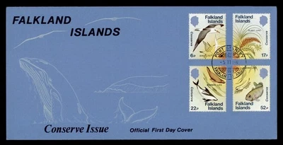 DR WHO 1984? FALKLAND ISLANDS FDC CONSERVATION CACHET COMBO M61588 - Image 1 of 2