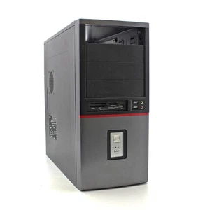 Case ATX Matx Miniitx mid Tower Desktop Computer Cabinet Chassis Frame 7 X PCI - Picture 1 of 7