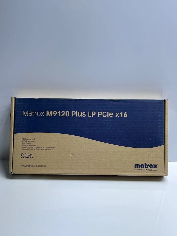Matrox M9120 Plus LP PCIe X16 M9120-E512LPUF Graphics Card - Image 1 of 4