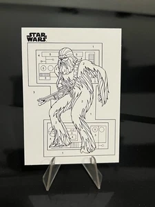 2025 Topps Chrome Star Wars - Chewbacca By the Number - Picture 1 of 1
