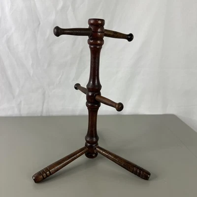 Vintage Wooden Bangle Holder Jewelry Stand for Women US 10” Tall - Image 1 of 3