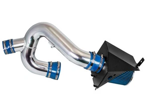BCP BLUE 12-14 Ford F150 3.5 V6 EcoBoost Heat Shield Cold Air Intake Kit +Filter - Afbeelding 1 van 5