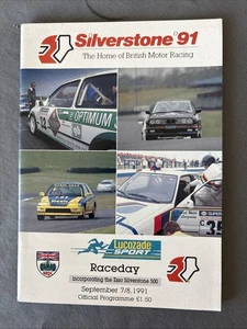 Race Programme 8 September 1991  Honda CRX Toyota F3 Saloons Porsche A5 - Picture 1 of 1