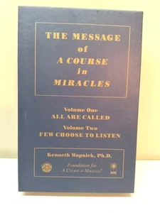 The Message Of A Course In Miracles Vol. 1&2 Box Set Kenneth Wapnick Excellent! - Picture 1 of 12