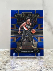 2023-24 Panini Select Scoot Henderson Blue Concourse Rookie Card #77 – Portland - Picture 1 of 6