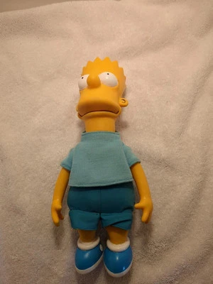 Muñeca de plástico de peluche Bart Simpson 1990 Matt Groening Dan Dee de colección Los Simpson Foto 1 de 4