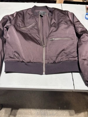 Chaqueta de microfibra Yansi Fugel púrpura talla S Foto 1 de 4