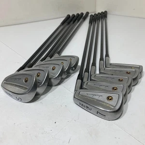 HONMA LB-717 CAVITY TOUR Iron SET #3-pw-gw-sw 10pc Graphite TITANIUM CARBON R - Picture 1 of 8