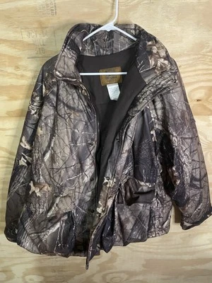 Duxbak Realtree Camo Hooded Jacket Men's size XL **NO LINER** Excellent Cond. - Image 1 of 3
