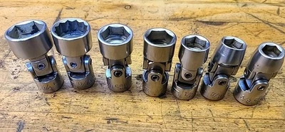 Craftsman 3/8 Drive Swivel Socket Set 3/8, 1/2, 7/16, 9/16, 5/8,11/16, 3/4 Inch - Image 1 of 4