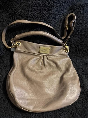 Marc By Marc Jacobs brownish grey classic leather hobo handbag/purse.  P16 - Image 1 of 4