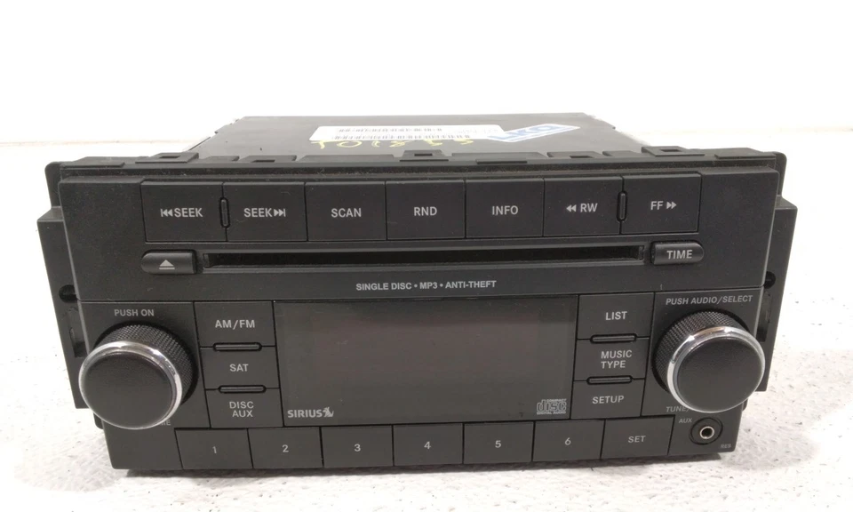 Dodge Caravan 2016 receptor de radio pantalla de visualización OEM Foto 1 de 4