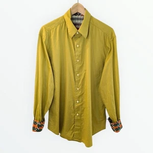 Robert Graham Flip Cuff Sonnenblumen Kleid Shirt Large - Bild 1 von 10