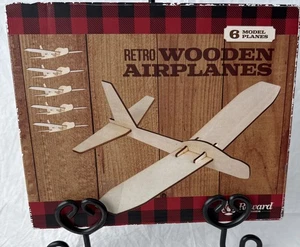 Retro Holz Modellflugzeuge Selbstmontage Set 6 Flugzeuge von Reward Lodge - Bild 1 von 7