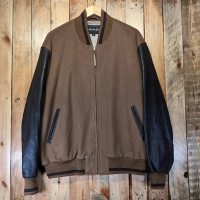 Bullock & Jones Baseball Jacket Luxury Wool Vicuna Colour Mens Size XL - Image 1 of 4
