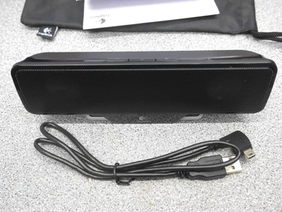 Logitech Z205 USB Laptop Stereo Speakers Lightweight Clip-On design - Black - Image 1 of 4