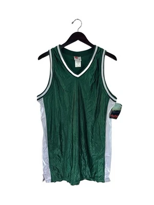 复古 Rawlings 闪亮篮球球衣 男式 尺寸 大号 NOS 全新带标签 90 年代 美国制造 — 第 1/4 张图片