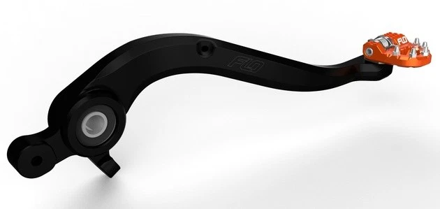 Flo Motorsports Folding Tip Brake Pedal Orange MXBP-522ORG Husqvarna/KTM/Gas Gas Foto 1 de 1