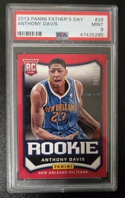 2013 Panini Father's Day Anthony Davis Rookie  /499 PSA 9 - Image 1 of 2