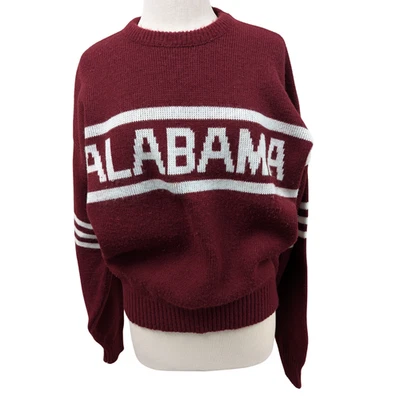 Suéter tejido vintage 1984 Cliff Engle mezcla de lana Universidad de Alabama (XL) Foto 1 de 4