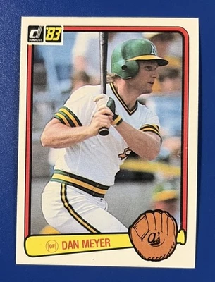 1983 Donruss Baseball Dan Meyer Oakland Athletics #413 - Image 1 of 2