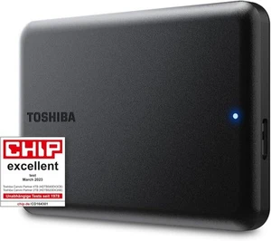 Toshiba Canvio Partner 2TB Portable 2.5’’ External Hard Drive, USB 3.2, Mac - Picture 1 of 5