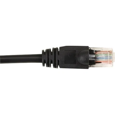 Cable de conexión de línea Black Box Cat6 Value, trenzado, negro, 7 pies [2,1 m] - Categoría Foto 1 de 2