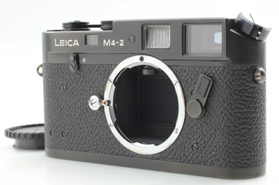 ⏯ [Casi Como Nuevo] Cuerpo de Cámara Fotográfica Telémetro 35mm Negro Leica M4-2 de Japón Foto 1 de 4
