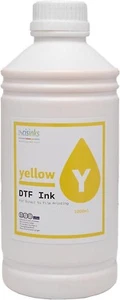 Juego de recarga de botellas de tinta CISinks Premium DTF 1000M, compatible con película DTF-amarillo - Imagen 1 de 11