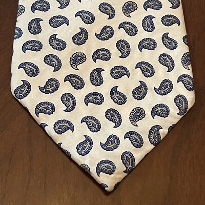 Gravata masculina vintage Don Loper Beverly Hills 100% seda italiana feita nos EUA - Imagem 1 de 4