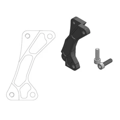 Front brake disc mounting bracket Ø320 Suzuki RM 250 cc 1996/2010 - Image 1 of 3