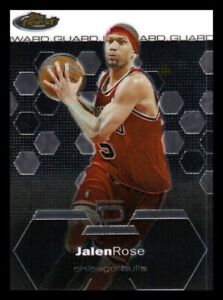 2001-02 Topps Finest Jalen Rose #26 NBA Basketball Chicago Bulls