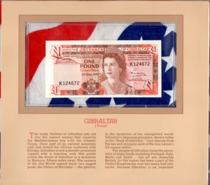 Billetes más preciados Gibraltar 1 libra 1979 P-20b AUNC K124672 - Imagen 1 de 3