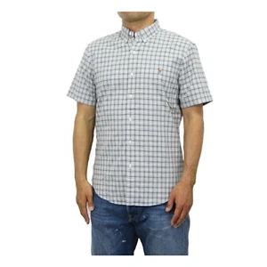 Polo Ralph Lauren Calce Ajustado Manga Corta Camisa Abotonada Estampado a Cuadros con Poni - Imagen 1 de 3
