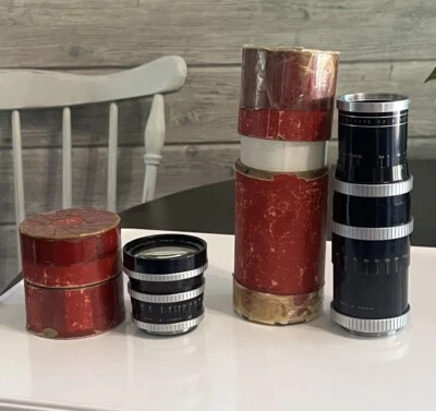 P. ANGENIEUX Lot 135MM F/3.5 TYPE Y2 401739, F. 28 1:3.5 Retro Focus R11 388439 - Image 1 of 4
