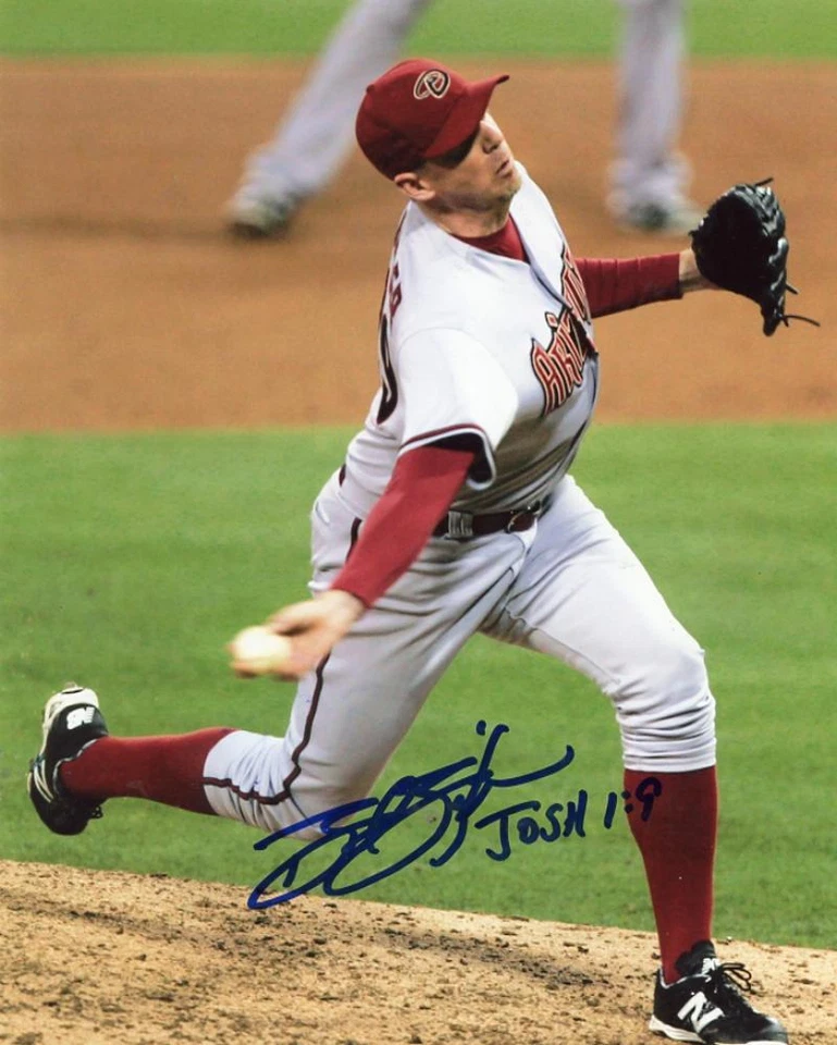 FOTO 8X10 FIRMADA AUTOGRAFIADA POR BRAD ZIEGLER ARIZONA DIAMONDBACKS CON CERTIFICADO DE AUTENTICIDAD  Foto 1 de 1
