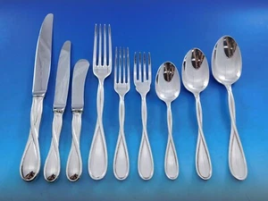 Galea by Christofle France Sterling Silver Flatware Service for 4 Set 35 pieces - Picture 1 of 7