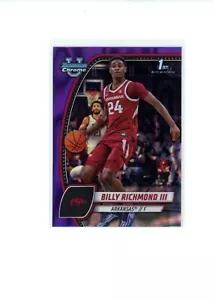 2024-25 Bowman U Chrome Billy Richmond III #10 1st Bowman Purple Lava Refractor - Bild 1 von 2