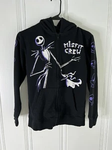 Giacca con cappuccio e zip Nightmare Before Christmas giovanile taglia L parchi Disney - Foto 1 di 12