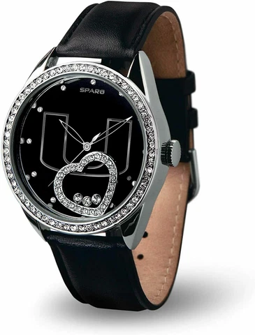 NEW MIAMI HURRICANES WOMEN'S BEAT WATCH FLOATING HEART CRYSTALS LICENSED Cover