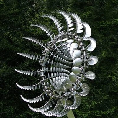 Magical Metal Windmill Wind Spinners Sculpture Catcher Outdoor Garden Steady - Image 1 of 4