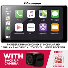 Pioneer Dmh-Wc6600Nex 1-Din 9" Modular Digital Media Receiver & Backup Camera