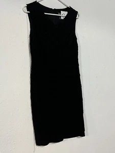 Adrianna Papell Women's Cocktail Knew Length Sleeveless Black Dress Size 8 - Picture 1 of 8
